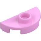 LEGO Bright Pink Plate 1 x 2 Round Semicircle (1745)