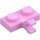 LEGO Leuchtendes Rosa Platte 1 x 2 mit Horizontaler Clip (11476 / 65458)