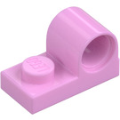 LEGO Leuchtendes Rosa Platte 1 x 2 mit Pin Loch (11458)