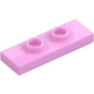 LEGO Světle růžová Deska 1 x 3 s 2 Cvočky (34103)