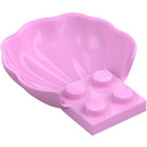 LEGO Rose Pétant assiette 2 x 2 avec Demi Shell (18970)