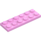 LEGO Kirkkaanvaaleanpunainen Levy 2 x 6 (3795)