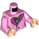 LEGO Fel roze Queenie Goldstein Minifig Torso (973 / 76382)