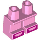 LEGO Bright Pink Short Legs with Pink shoes (33643 / 41879)