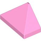LEGO Bright Pink Slope 1 x 2 (45°) Triple with Inside Stud Holder (15571)