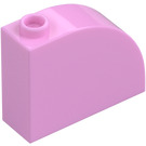 LEGO Bright Pink Slope 1 x 3 x 2 Curved (33243)