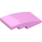 LEGO Bright Pink Slope 2 x 4 Curved (93606)