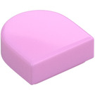 LEGO Bright Pink Tile 1 x 1 Half Oval (24246 / 35399)