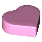 LEGO Leuchtend rosa Fliese 1 x 1 Heart (5529 / 39739)