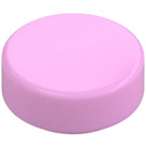 LEGO Fel roze Tegel 1 x 1 Rond (35381 / 98138)