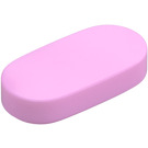 LEGO Bright Pink Tile 1 x 2 with Rounded Ends (1126)