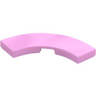 LEGO Bright Pink Tile 3 x 3 Curved Corner (79393)