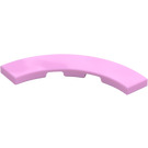 LEGO Bright Pink Tile 4 x 4 Curved Corner with Cutouts (3477 / 27507)