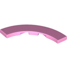 LEGO Bright Pink Tile 4 x 4 Curved Corner with Cutouts (3477 / 27507)