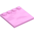 LEGO Leuchtendes Rosa Fliese 4 x 4 mit Noppen auf Kante (6179)