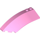 LEGO Fel roze Wig Gebogen 3 x 8 x 2 Links (41750 / 42020)