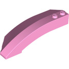 LEGO Bright Pink Wedge Curved 3 x 8 x 2 Right (41749 / 42019)