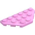 LEGO Bright Pink Wedge Plate 3 x 6 with 45º Corners (2419 / 43127)