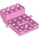 LEGO Leuchtend rosa Rad Bearing 4 x 6 x 1.33 (24055 / 65348)