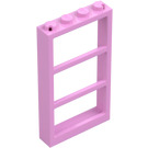 LEGO Bright Pink Window 1 x 4 x 6 Frame with Three Panes (46523 / 57894)