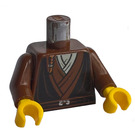 LEGO Brown Anakin Skywalker Torso with Padawan Braid (973)