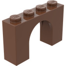 LEGO Braun Bogen 1 x 4 x 2 (6182)