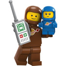 LEGO Brown Astronaut en Spacebaby 71037-3