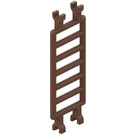 LEGO Brown Bar 7 x 3 with Four Clips (30095)