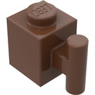 LEGO Brun Kloss 1 x 1 med Håndtak (2921 / 28917)