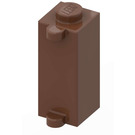 LEGO marron Brique 1 x 1 x 2 avec Shutter Titulaire (3581)