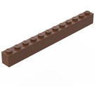 LEGO Bruin Steen 1 x 12 (6112)