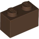 LEGO marron Brique 1 x 2 avec tube inférieur (3004 / 93792)