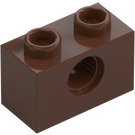 LEGO Brown Brick 1 x 2 with Hole (3700)