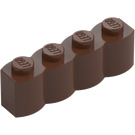 LEGO Hnědá Kostka 1 x 4 Log (30137)