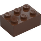 LEGO Brown Brick 2 x 3 (3002)