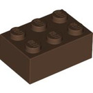 LEGO marron Brique 2 x 3 (3002)