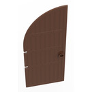 LEGO Brown Door 1 x 5 x 10 with Rounded Top (2400)