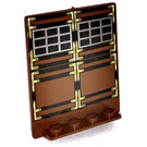 LEGO marron Porte 2 x 5 x 5 Revolving avec Gold/Noir Room Divider (30102 / 30344)