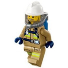 LEGO Brun Brannmann Minifigur