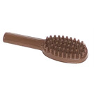 LEGO Bruin Hairbrush met lang handvat (14 mm) (3852)