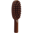 LEGO Brown Hairbrush with Short Handle (10mm) (3852)