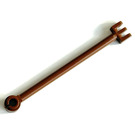 LEGO Brown Hinge Bar 8 with Split Bar Holder (4319)