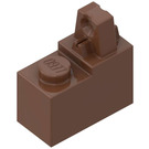 LEGO Bruin Scharnier Steen 1 x 2 met 1 Finger (76385)