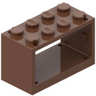 LEGO Brown Hose Reel 2 x 4 x 2 Holder (4209)