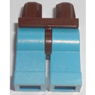 LEGO Brown Minifigure Hips with Medium Blue Legs (3815 / 73200)