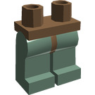 LEGO Brown Minifigure Hips with Sand Green Legs (3815 / 73200)