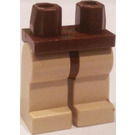 LEGO marron Minifigure Les hanches avec Tan Jambes (3815 / 73200)
