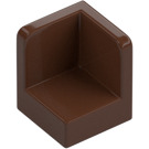 LEGO Brown Panel 1 x 1 Corner with Rounded Corners (6231)