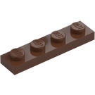 LEGO Brun Plate 1 x 4 (3710)