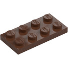 LEGO Brown Plate 2 x 4 (3020)